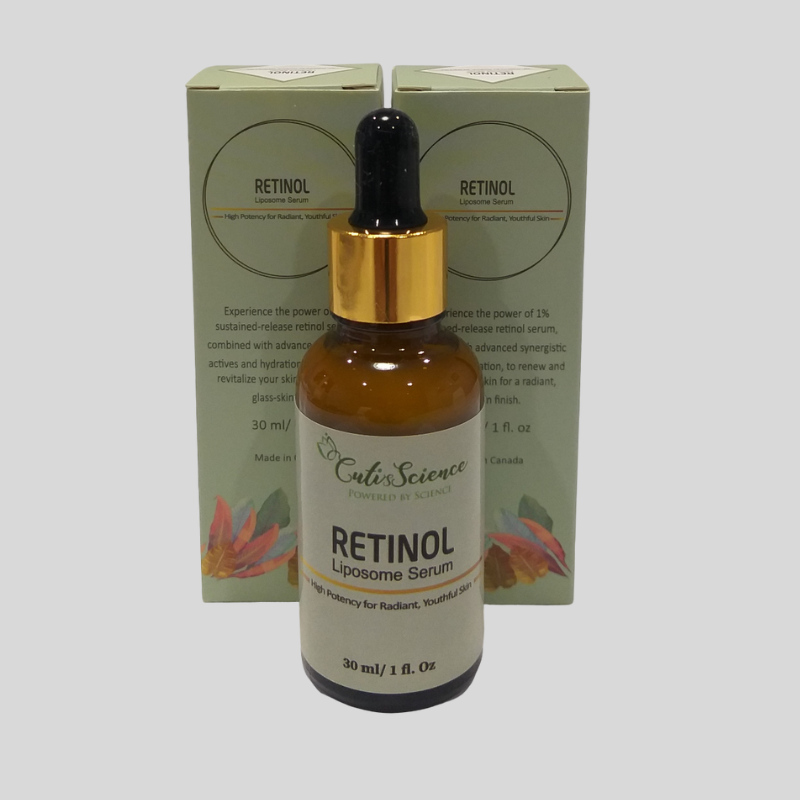 CutisScience Retinol Liposome serum packaging front view