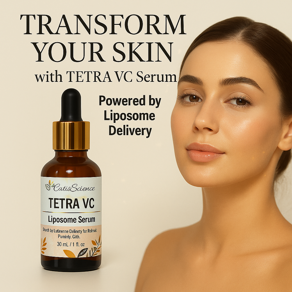 Visible brightness and clarity with Tetra VC Vitamin C serum