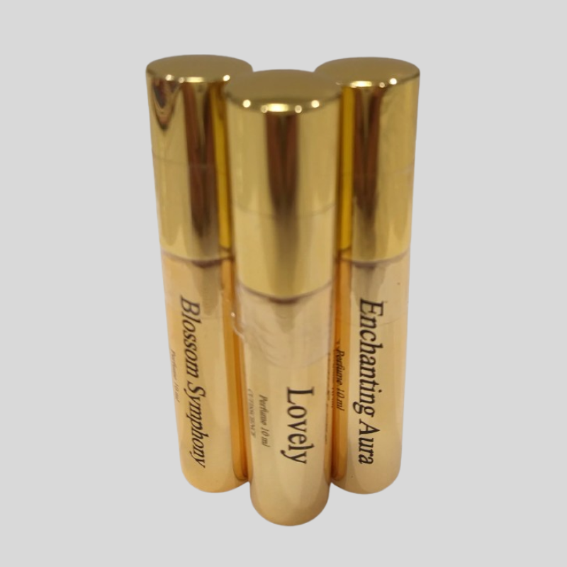 Trio iconic perfume bottls front view